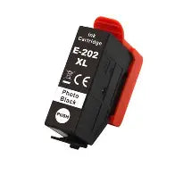 Cartucho de tinta genérico fotográfico preto G&,G Epson 202XL - substitui C13T02H14010/C13T02F14010