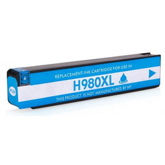 Cartucho de tinta pigmentada genérico HP 980 ciano - substitui D8J07A