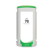 Cartucho de tinta pigmentada genérico HP 70 verde - substitui C9457A