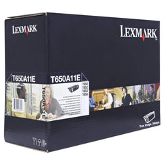 Cartucho de toner preto original Lexmark T650/T652/T654/T656 - T650A11E