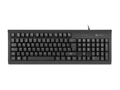 Natec Moray Teclado con Lector Smart ID - 105 Teclas - Cable 1,5 mtrs - Color Negro