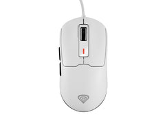 Genesis Krypton 660 Rato Gaming - Sensor Ótico 12000 DPI PAW3327 - 6 Botões - USB - Switches Huano Purple - Cor Branco