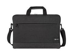 Natec Goa Maletin para Portatiles de 15.6" - Ligero y Acolchado - Bolsillo Frontal - Color Negro