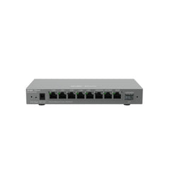 Ruijie RG-EG209GS Router de Sobremesa - 9 Puertos - Ethernet - SFP - Velocidad hasta 600Mbps - Capacidad hasta 200 Usuarios - Gestion en la Nube - Color Gris