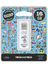 TechOneTech Be Bike Memoria USB 2.0 16GB (Pendrive)