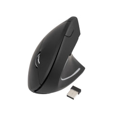 Tooq TQMWG-1104-B Rato Sem Fios Ergonómico - 3200dpi - 6 Botões - Cor Preto