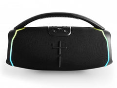 Energy Sistem HyperBeat Speaker 80W - Bluetooth 5.3 - True Wireless Technology - Résistant à l'eau - Lumières LED - Couleur noire