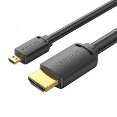 Vention Cabo Micro HDMI Macho para HDMI Macho 2.0 4K - 1m - Preto