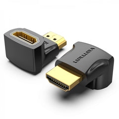 Vention Adaptador HDMI Macho para HDMI Fêmea 90º 4K - Preto