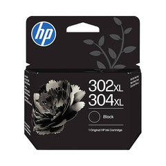 HP 302XL/304XL Tinteiro Preto Original - B7RT9AE/F6U68AE/N9K08AE