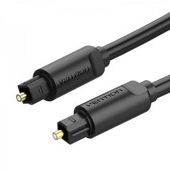 Cabo de Áudio Fibra Óptica Vention - 2m - Cor Preto