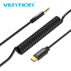 Vention Conversor de Áudio USB-C para Jack 3.5 Macho - 1m - Cor Preto