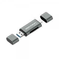 Vention USB 3,0 External Card Reader - Gray