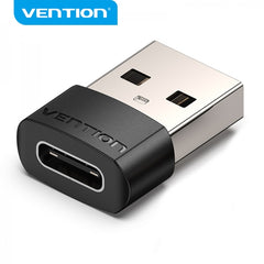 Vention USB 2,0 USB-C Male to USB Female Adapter - Black