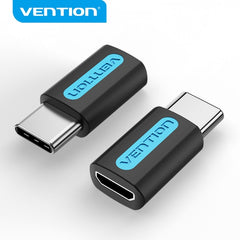 Vention USB-C Male to MicroUSB Female Adapter - Black