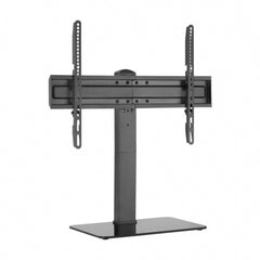 Suporte de mesa giratório Aisens Eco para monitor/TV - Estilo mesa - Aço de alta resistência - Fácil instalação e ajuste - Vesa máximo 600x400mm - Carga máxima 40Kg - Sistema de gerenciamento de cabos - Cor preta