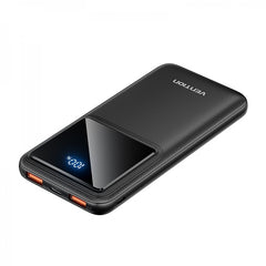 Vention Powerbank Battery 10000mAh 22,5W USB (C+A+A) with LED Screen - Black Color