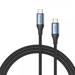 Vention Cabo USB-C 4.0 Macho a USB-C Macho - 1m - Cor Cinzento