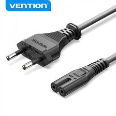 Vention Cable Alimentacion Forma 8 CEE716 Macho a C7 Hembra - 1.8m - Color Black