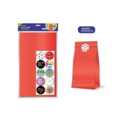 Bismark Pacote de 10 Envelopes de Papel Kraft 50grs com 10 Adesivos para Fechar - Medidas 24x42x6cm - Ideal para Presentes