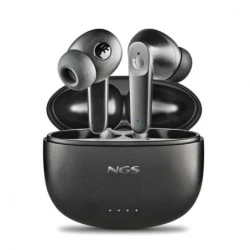 Auriculares NGS Artica Hush Bluetooth 5.3 TWS ANC - Ligação automática - Assistente de voz - Autonomia até 4 horas - Base