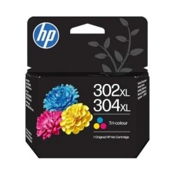 HP 302XL/304XL Ink Cartridge Color Original - B7RT8AE/F6U67AE/N9K07AE