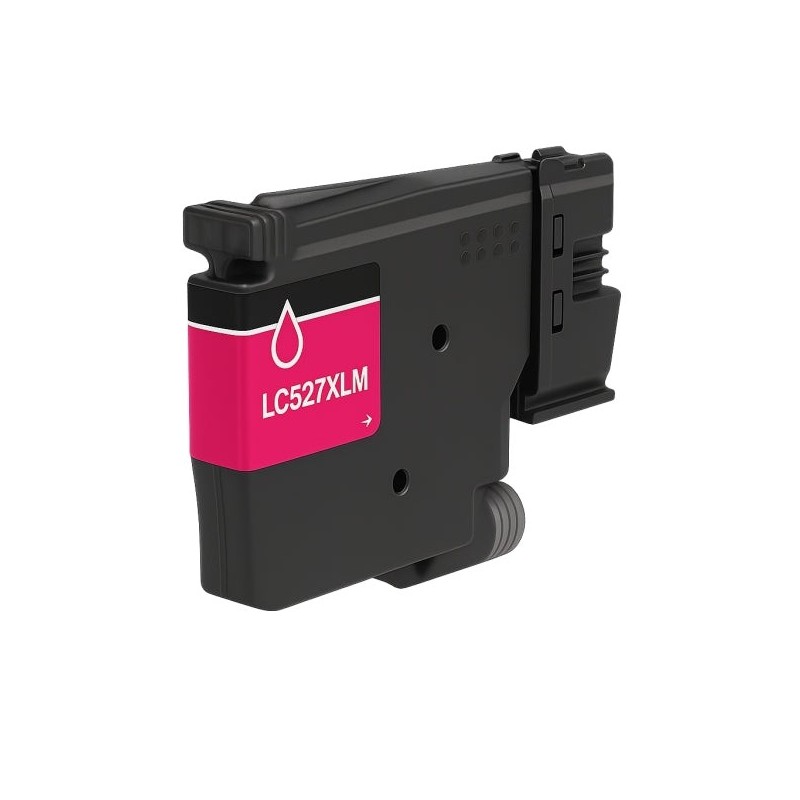 Brother LC527XL Magenta Cartucho de Tinta Pigmentada Generico - Reemplaza LC527XLM/LC527M