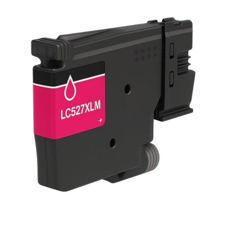 Brother LC527XL Magenta Cartouche d'encre Pigmentée Générique - Remplace LC527XLM/LC527M