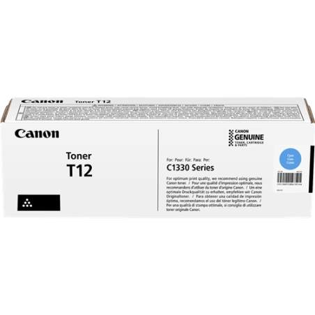 Canon T12 Cyan Cartucho de Toner Original - 5097C006