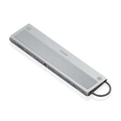 Aisens USB-C Dock 12 in 1 - USB-C to 2xHDMI - 1xDisplayPort - 1xRJ45 - 3xUSB-A USB3,0 - 1xUSB-C - 1xUSB-C PD - 1xSD - 1xMicro