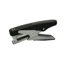 Bismark Grapadora de Tenaza - Capacidad de Grapado 20 Hojas - Diseño Ergonomico - Alta Durabilidad - Color Negro