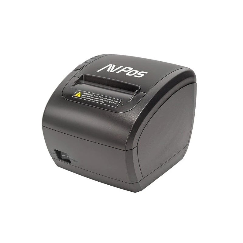 Imprimante thermique de tickets AVPos TC90W - Vitesse 300 mm/s - Découpe automatique partielle - USB, WIFI et LAN - Couleur
