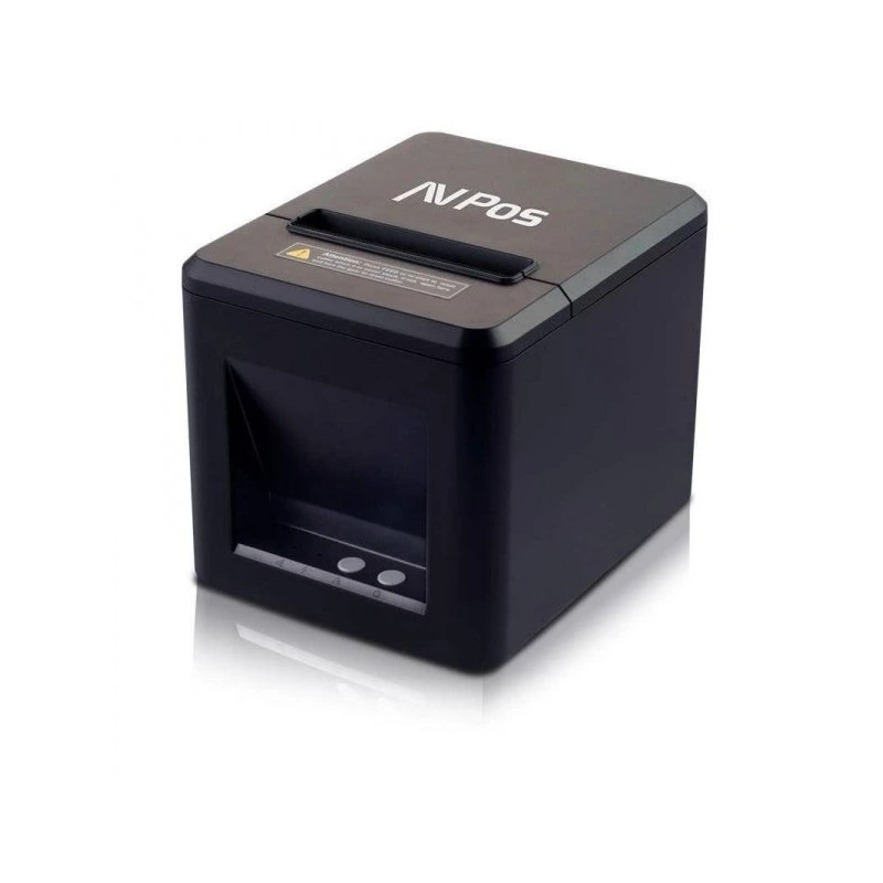 Imprimante thermique de tickets AVPos AVP-TC40NET - Vitesse 260 mm/s - Découpe automatique partielle - USB et LAN - Couleur