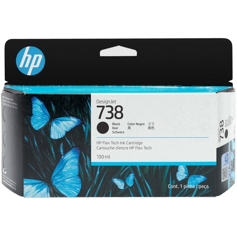 HP 498N4A Noir Cartouche d'encre Original - 738