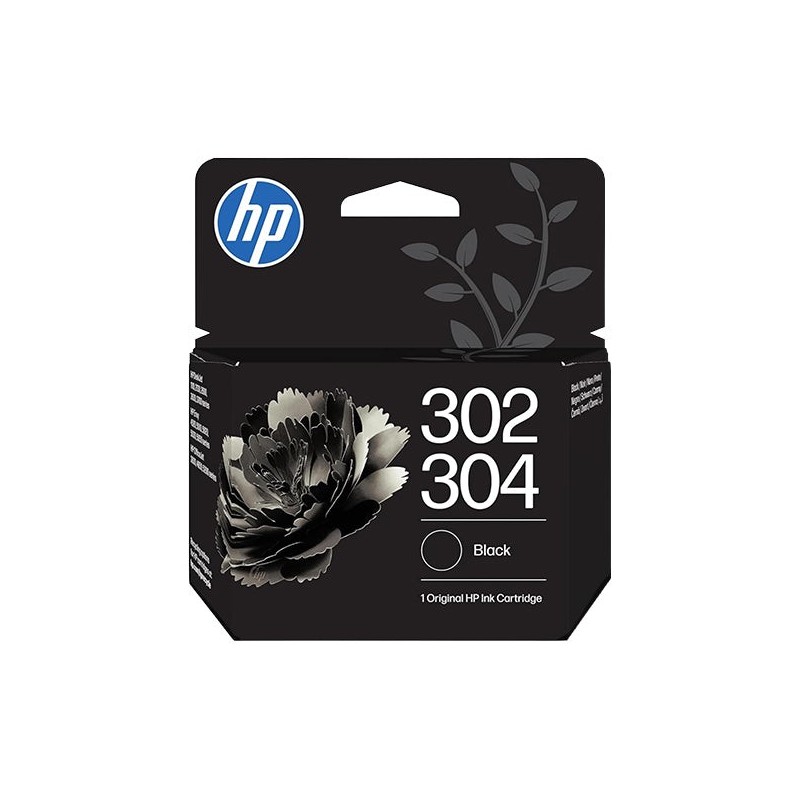 HP 302/304 Ink Cartridge Black Original - B7RT7AE/F6U66AE/N9K06AE