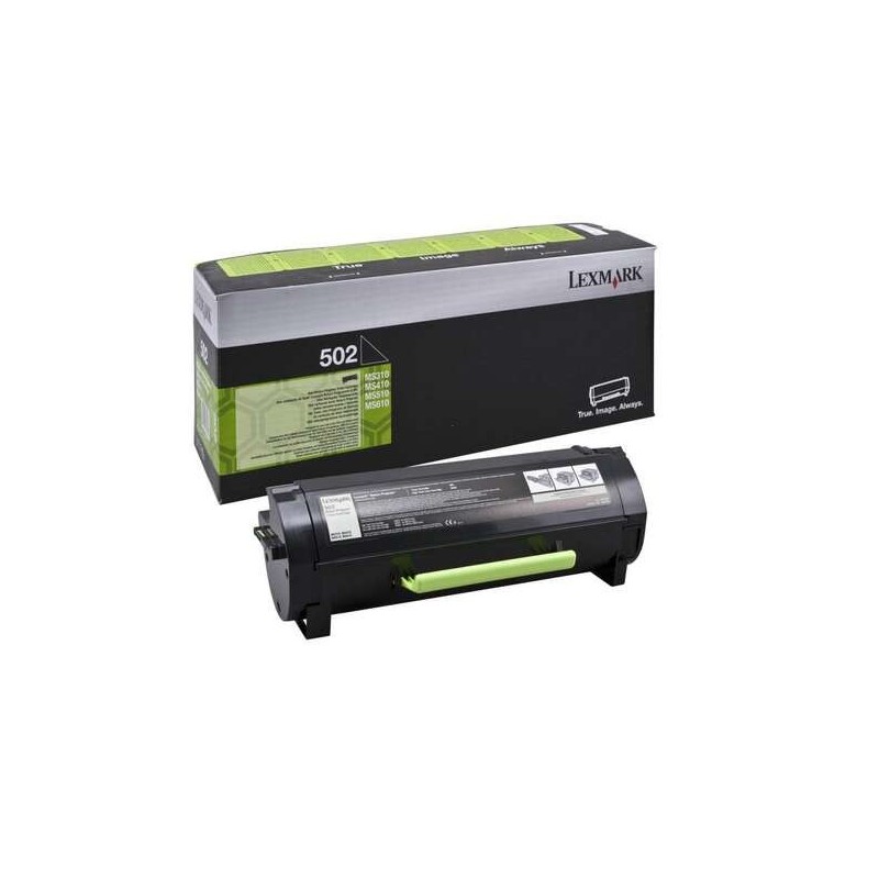 Lexmark MS310/MS312/MS410/MS415/MS510/MS610 Negro Cartucho de Toner Original - 50F2000/502
