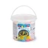 Carioca Pack of 20 Maxi Chalk Jar with Handle - Dustless - Bright Colors - Washable - Easy to Erase - Various Colors