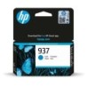 HP 937 Tinteiro Ciano Original - 4S6W2NE