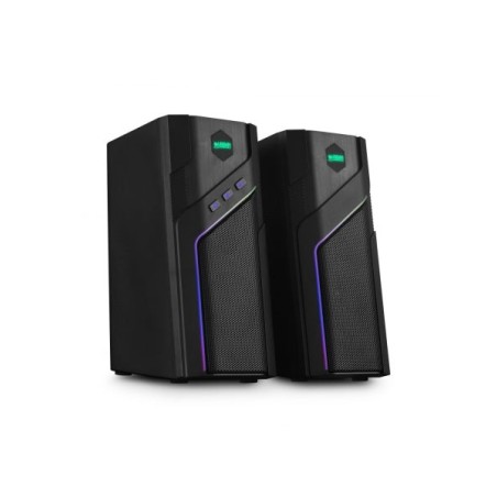 Alto-falantes Urban Factory Boomee 10W - Conexão Bluetooth 5.1 - Jack de 3,5 mm - Cor preta
