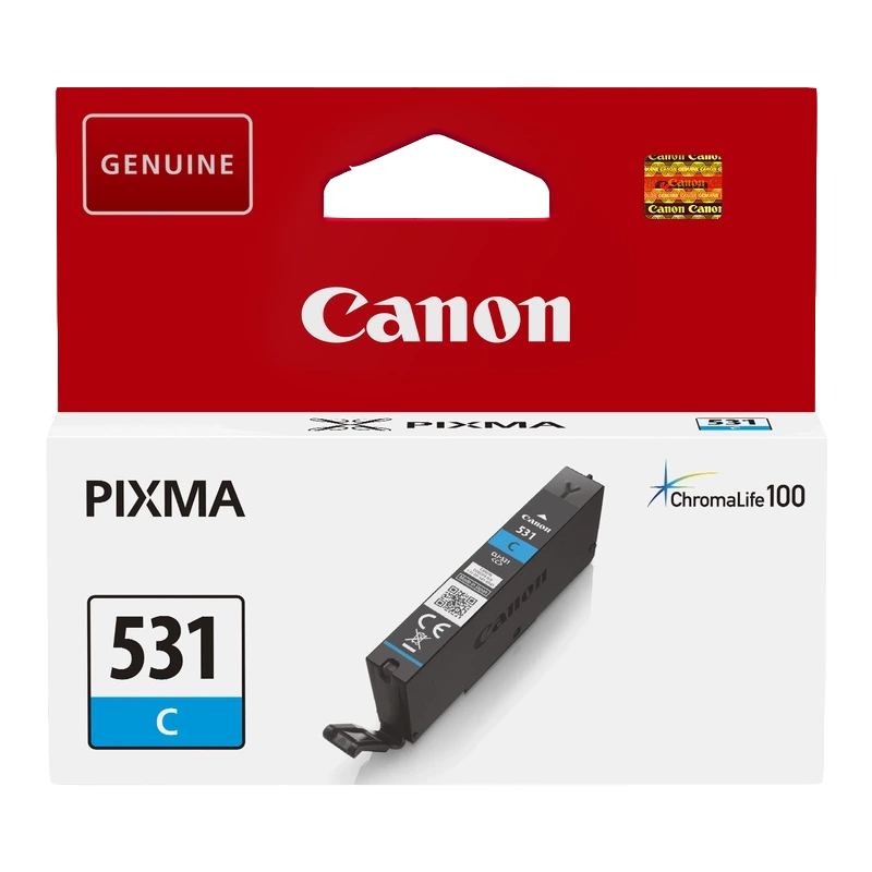 Canon CLI531 Cyan Cartouche d'encre Original - 6119C001/CLI531C