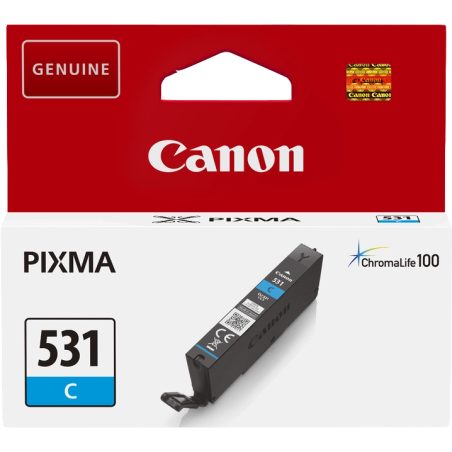 Canon CLI531 Tinteiro Ciano Original - 6119C001/CLI531C