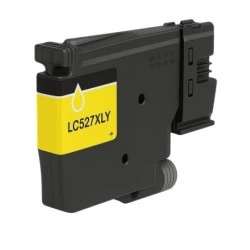 Brother LC527XL Jaune Cartouche d'encre Pigmentée Générique - Remplace LC527XLY/LC527Y
