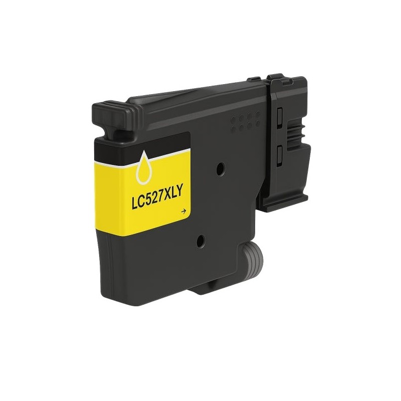 Brother LC527XL Yellow Compatible Pigment Ink Cartridge - Replaces LC527XLY/LC527Y