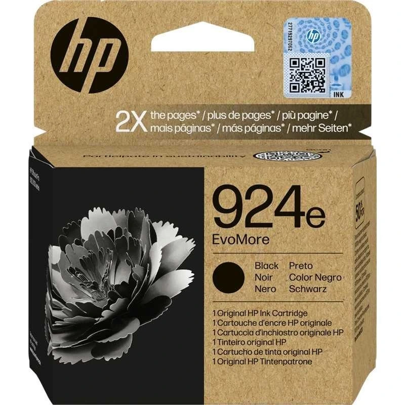 HP 924e Tinteiro Preto Original - 4K0V0NE