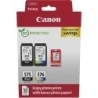 Canon PG575/CL576 Pack de 2 Tinteiros Originais + 50 Folhas de Papel Fotográfico - 5438C004