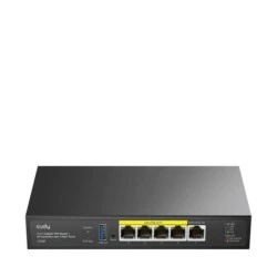 Roteador VPN Cudy - Ethernet 1Gbps - Saídas PoE 4 GbE - 60W - Gerencia até 200 pontos de acesso - USB 3.0 - Indicadores LED