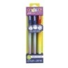 Carioca Oops Easy Pack de 3 Boligrafos Borrables con Punta de Ø 0.7mm - Tinta Termo Sensible - Cuerpo con Efecto Degradado