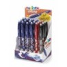 Carioca Oops Pop Display of 24 Erasable Pens - Thermo Sensitive - Textured Grip - Ø 0,7mm Tip - Double Rubber - Compatible