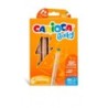 Carioca Baby 1+ Pacote 3 em 1 com 6 Lápis - Lápis de Cera e Aquarela em Um - Corpo Extra Grande - Aquarela - Apontador Incluído