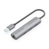 Aisens ASUC-4P034-GR - Adaptateur USB 3.0 Ethernet, hub